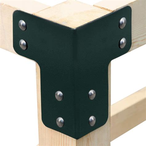 metal post to wood corner brackets|inside corner braces for wood.